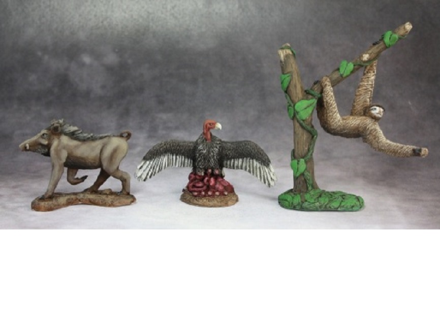 Dark Heaven Legends: Animal Companions 2 - 25mm Fantasy Miniatures, Unpainted - View #8
