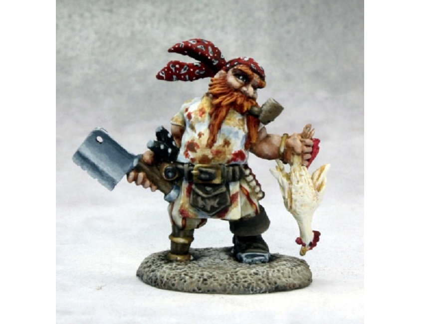 Gruff Grimecleaver, Dwarf Pirate Cook