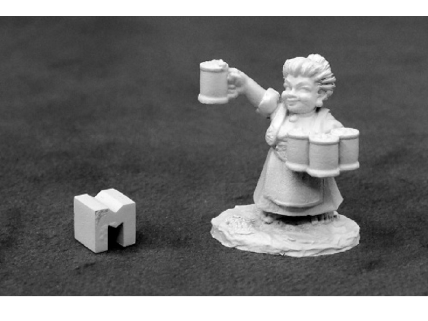 Poppy Cloverlocks Halfling Barmaid