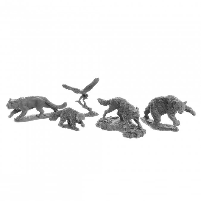 Dungeon Dwellers miniatures — Animal Companions (5)