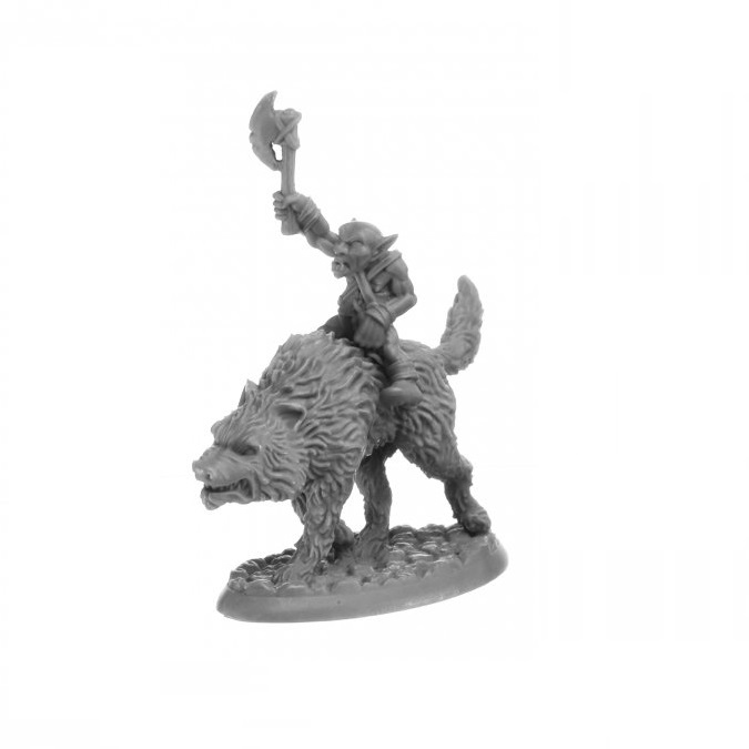 Goblin Wolfrider with Axe