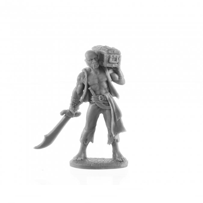 Pirate with Treasure Chest