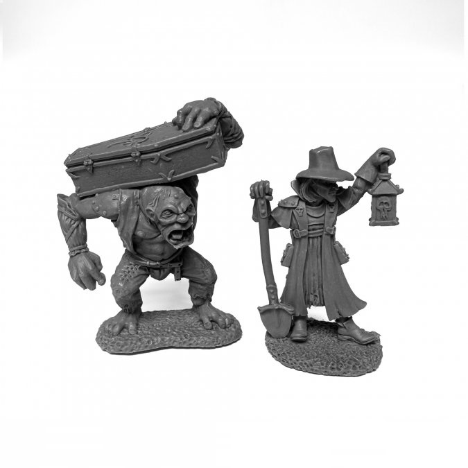 Townsfolk: Gravedigger and Henchman