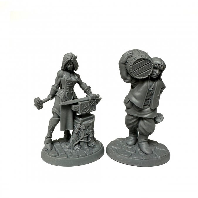 Townsfolk: Cooper and Blacksmith