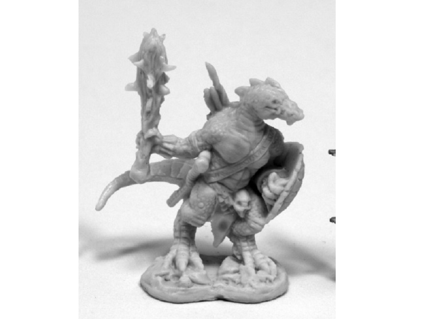 Lizardman with Club and Shield