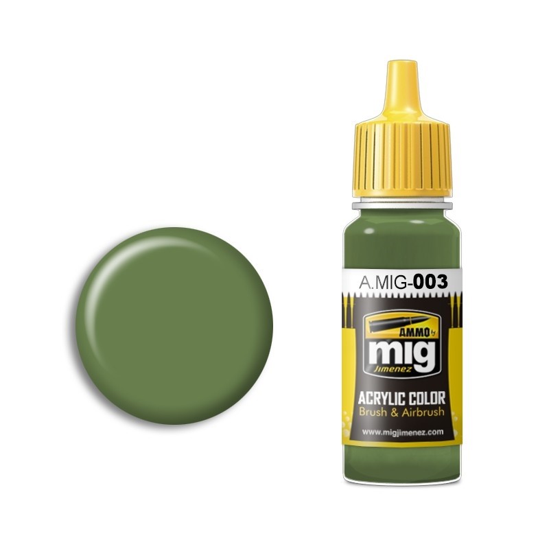 Mig RAL 6011 Resedagrün paint pot