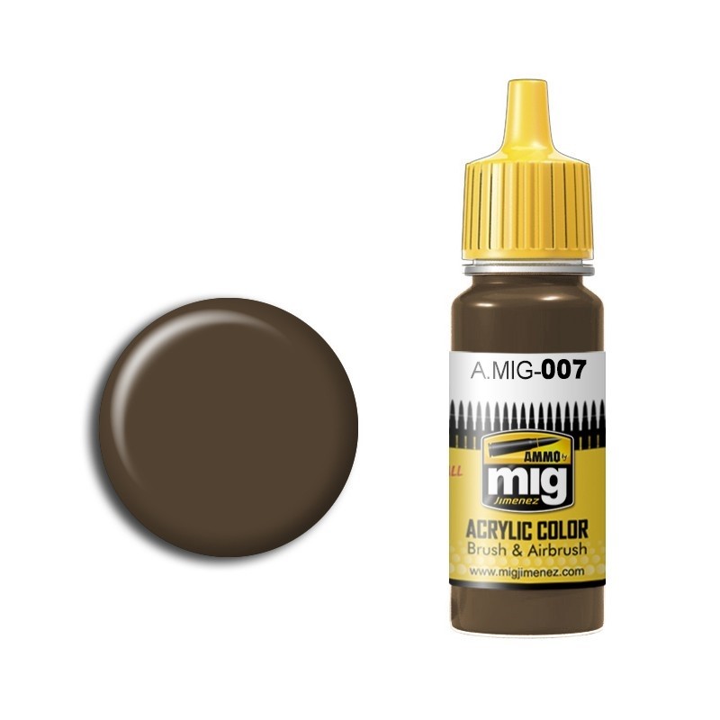 Mig RAL 7017 Dunkelbraun paint pot