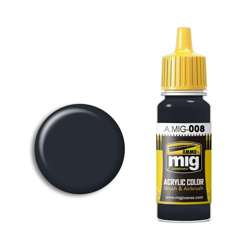 Mig RAL 7021 Dunkelgrau paint pot