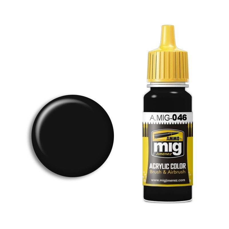 Mig Matt Black paint pot