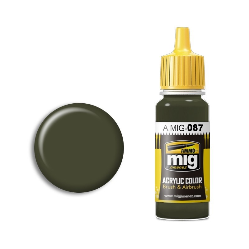 Mig RAL 6014 Gelboliv paint pot