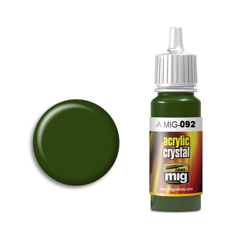 Mig Crystal Green paint pot