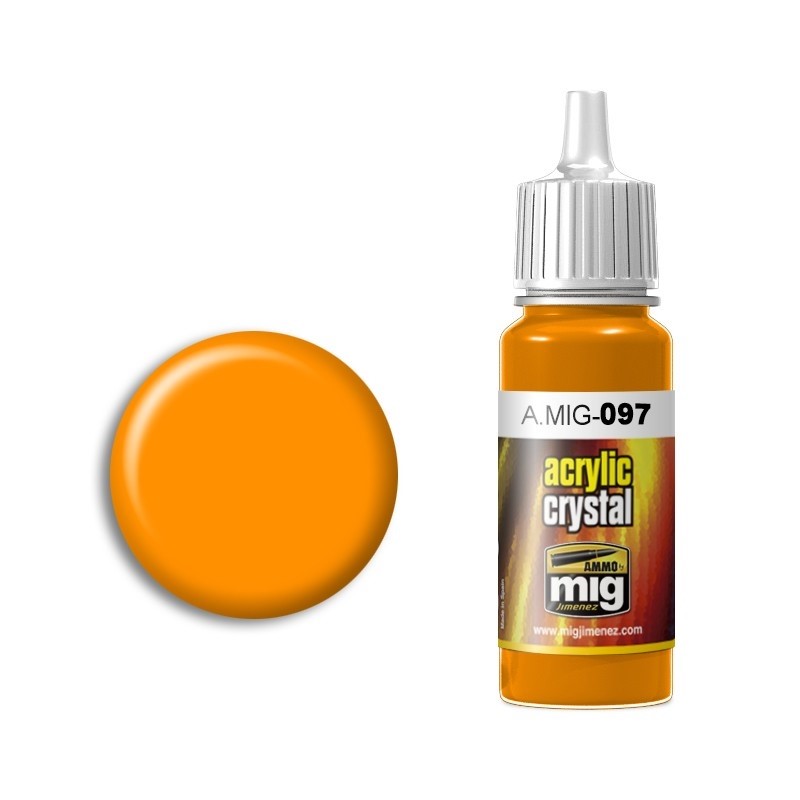 Mig Crystal Orange paint pot