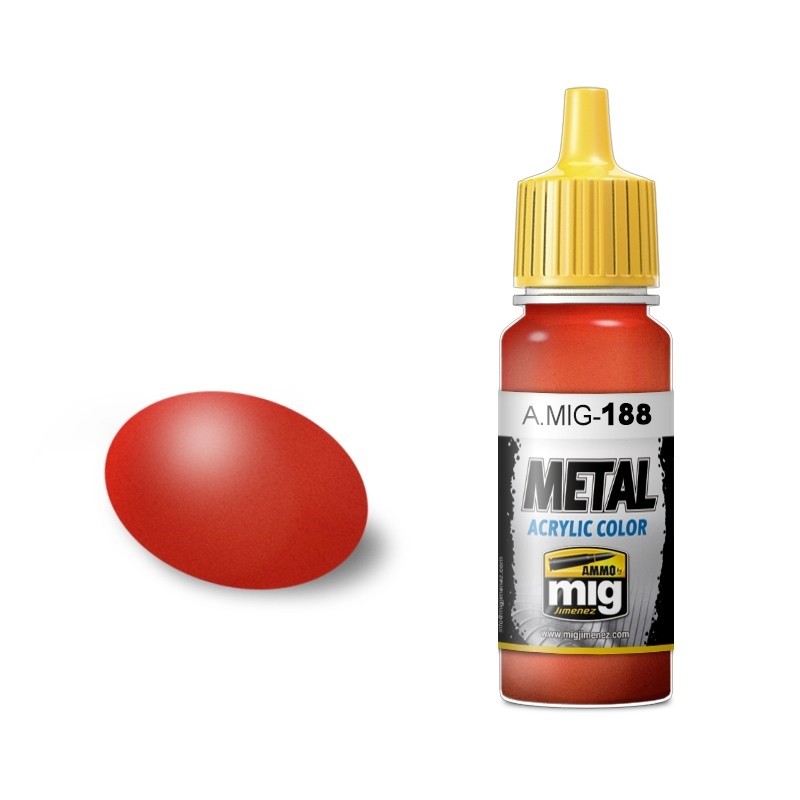 Mig Metallic Red paint pot
