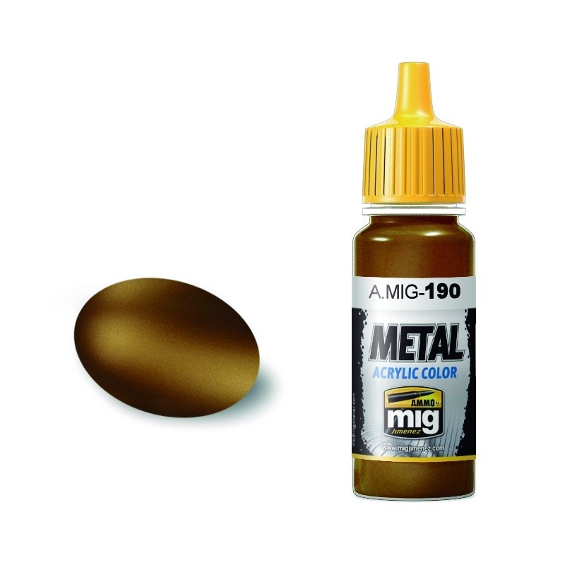 Mig Old Brass paint pot