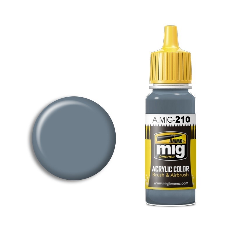 Mig Fs35237 Blue Gray Amt-11 paint pot