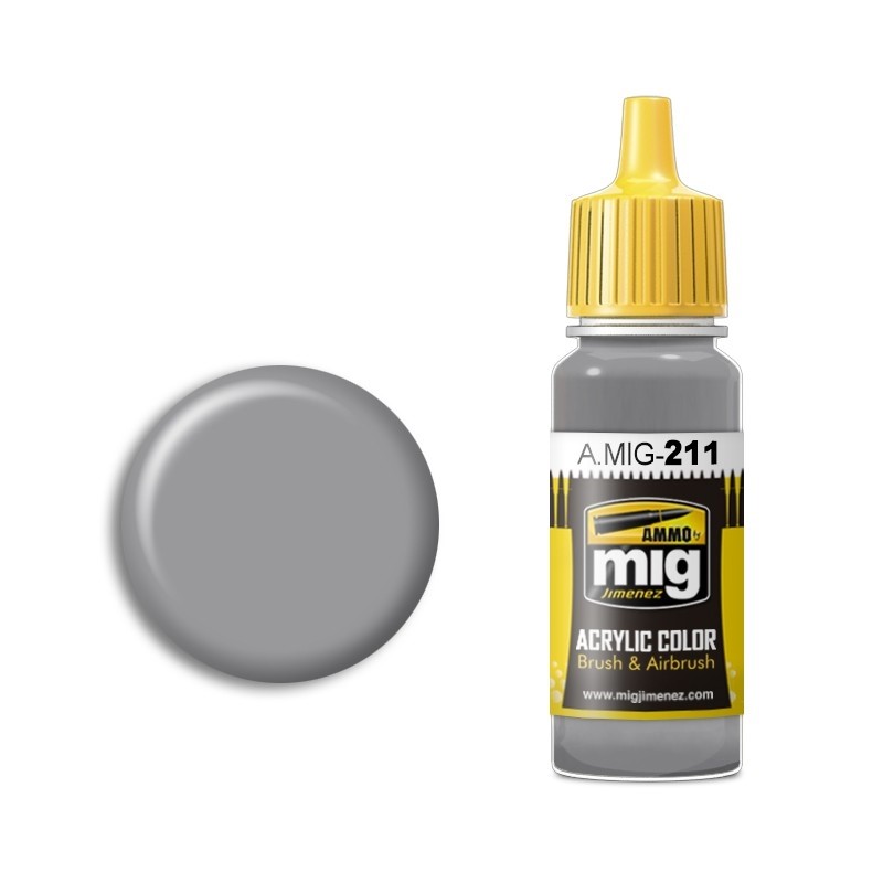 Mig Fs 36270 Medium Gray paint pot