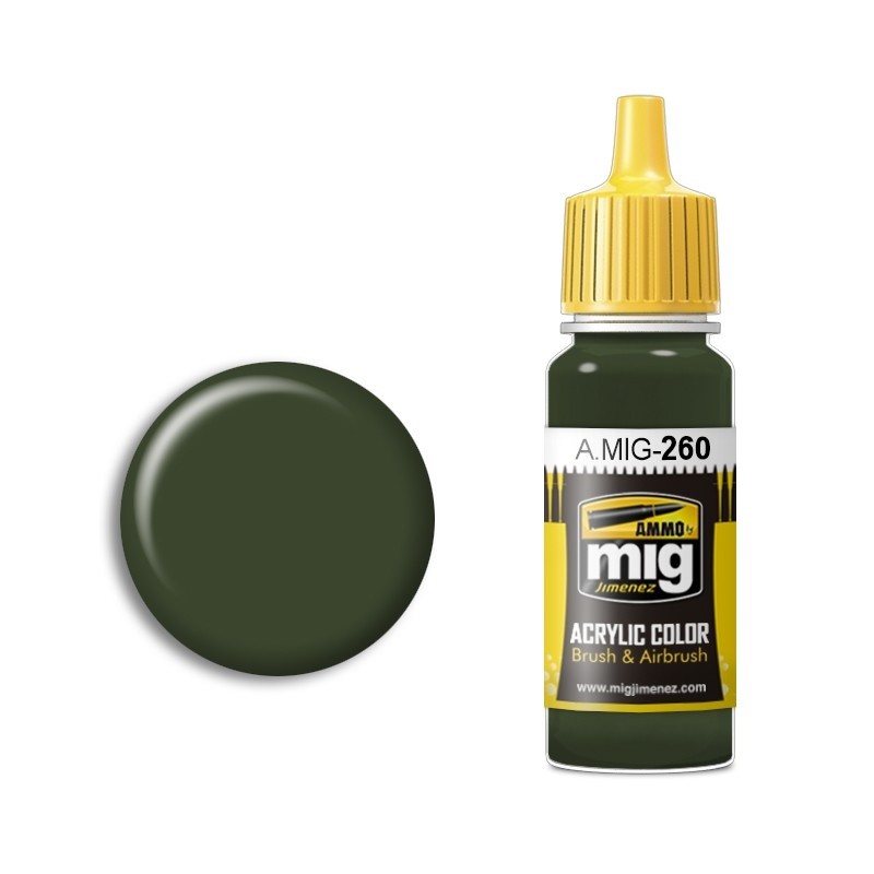Mig IJA Kawasaki Green paint pot