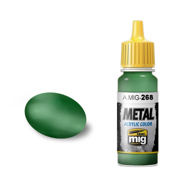 Mig Aotake Green Metallic paint pot