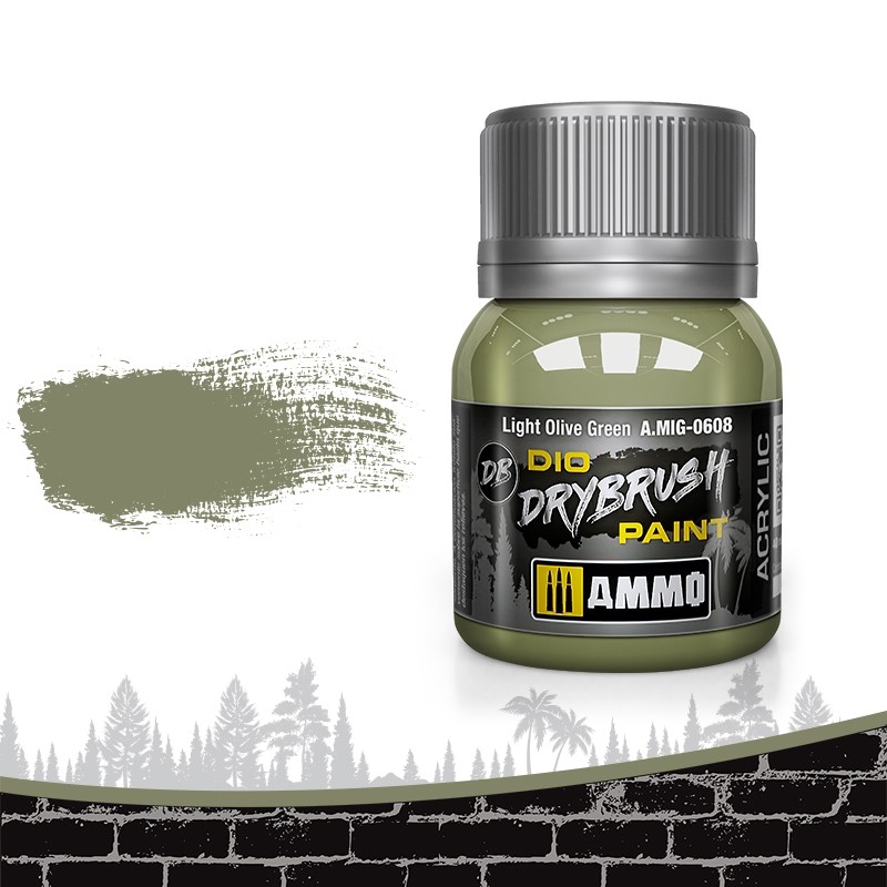 Mig Light Olive Green paint pot