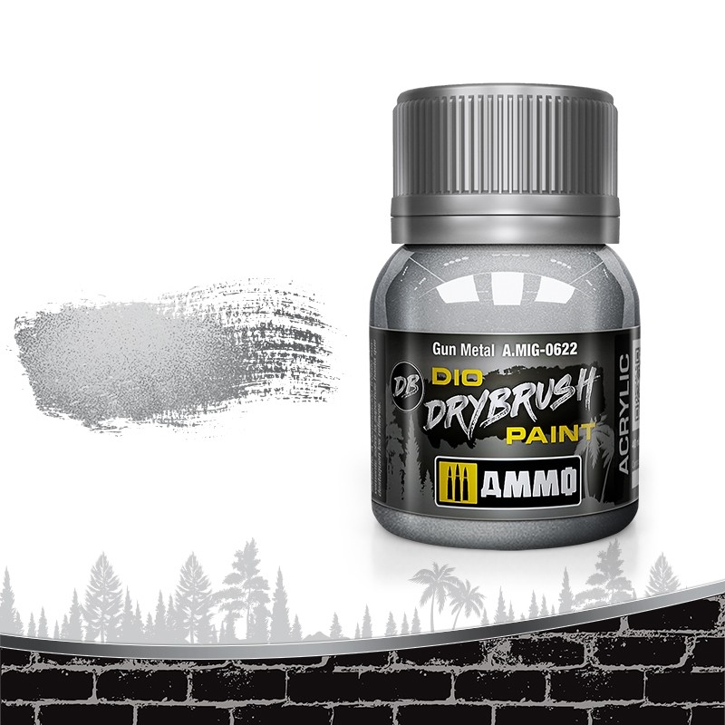 Mig Gun Metal paint pot