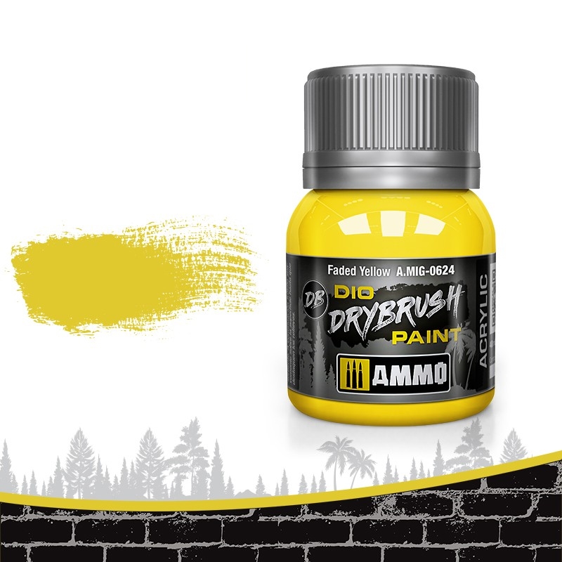Mig Faded Yellow paint pot