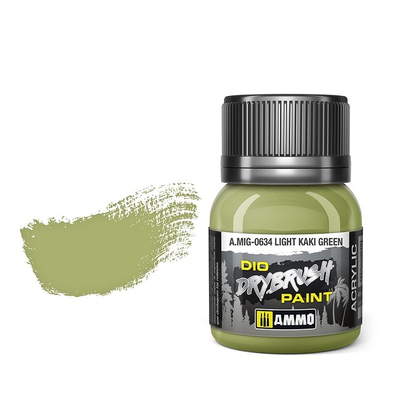 Mig Light Khaki Green paint pot
