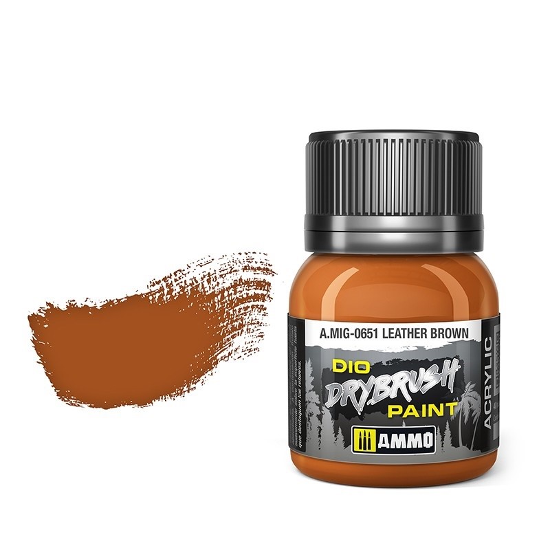 Mig Leather Brown paint pot