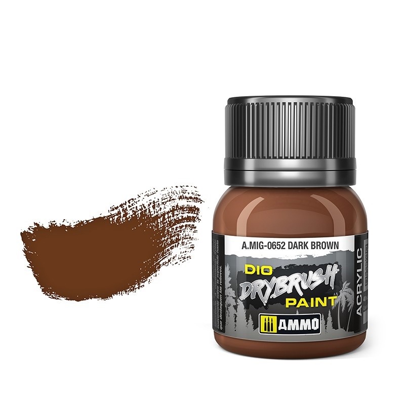 Mig Dark Brown paint pot