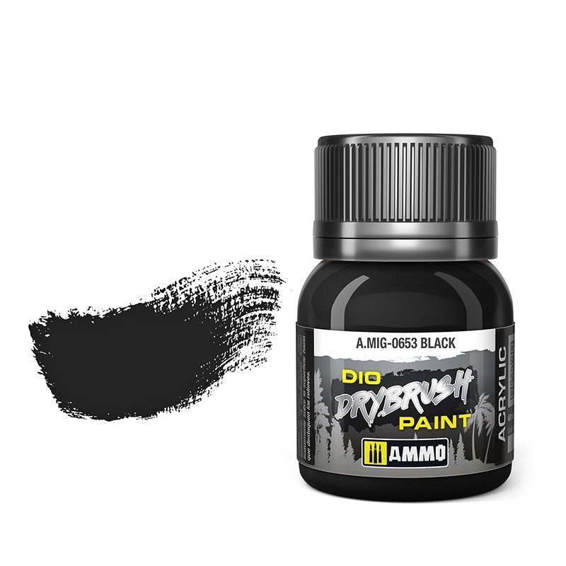 Mig Black Brown paint pot