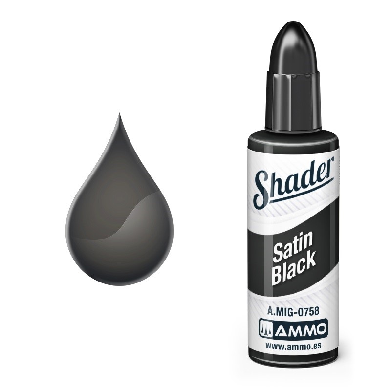 Mig Satin Black paint pot