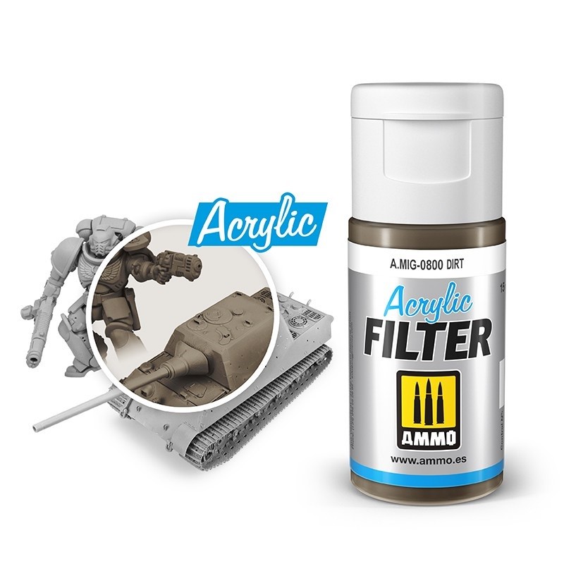 Mig Acrylic Filter 0800 Dirt paint pot