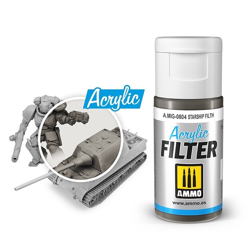 Mig Acrylic Filter 0804 Starship Filth paint pot