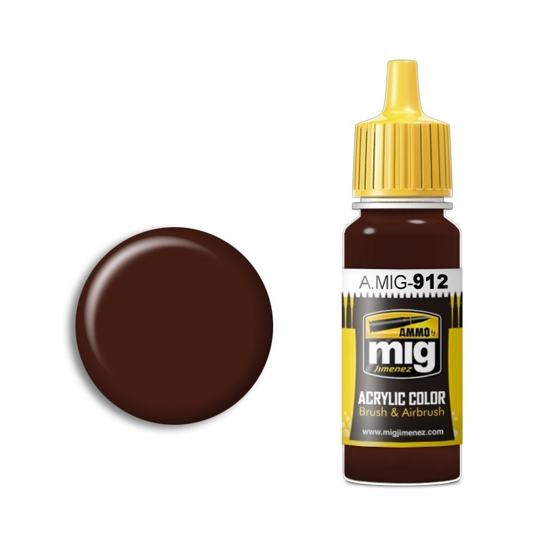Mig Red Brown Shadow paint pot