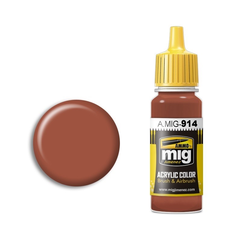 Mig Red Brown Light paint pot