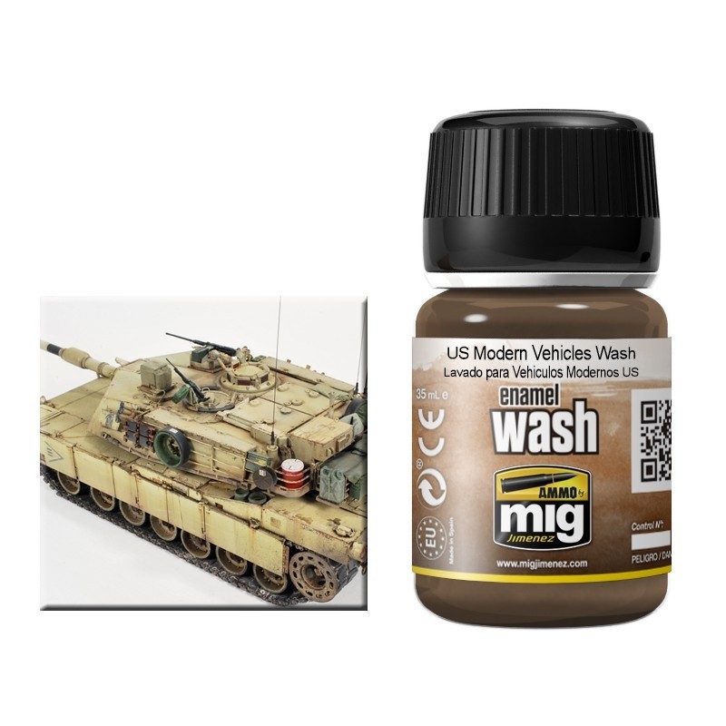 Mig US Modern Vehicles Wash paint pot