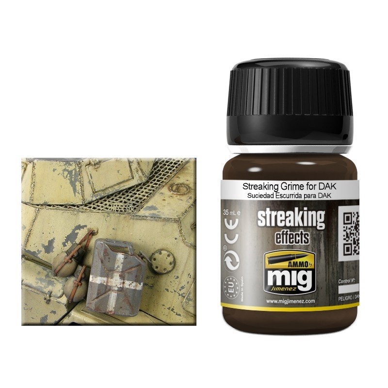 Mig Streaking Grime For DAK paint pot