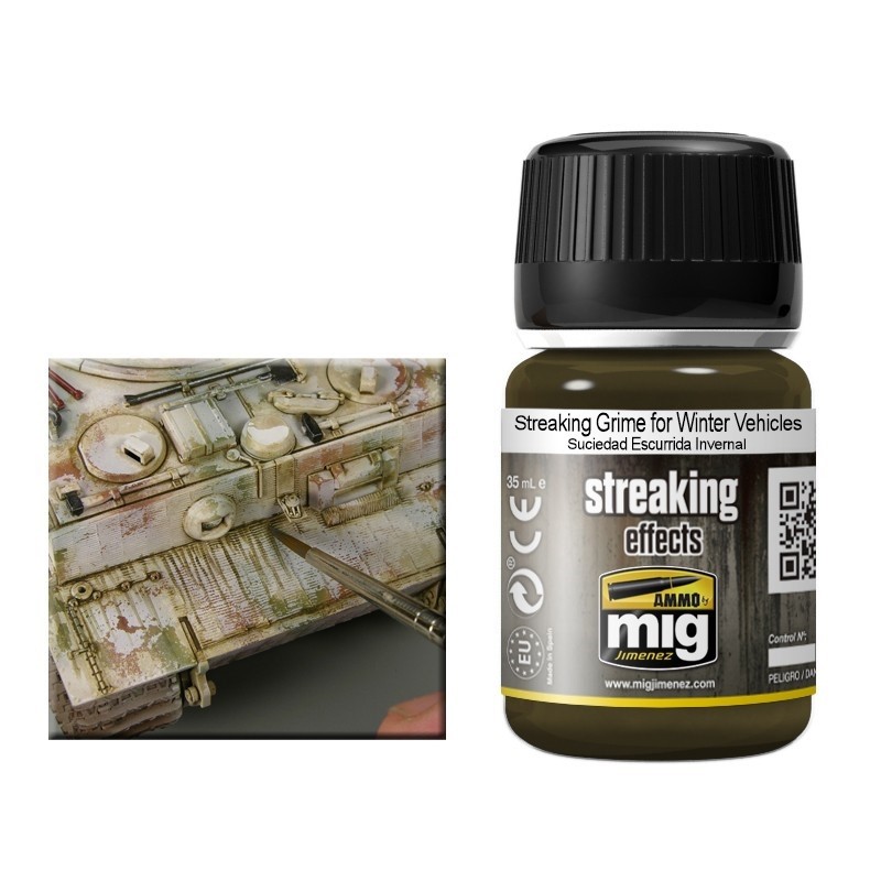 Mig Streaking Grime For Winter Vehicles paint pot