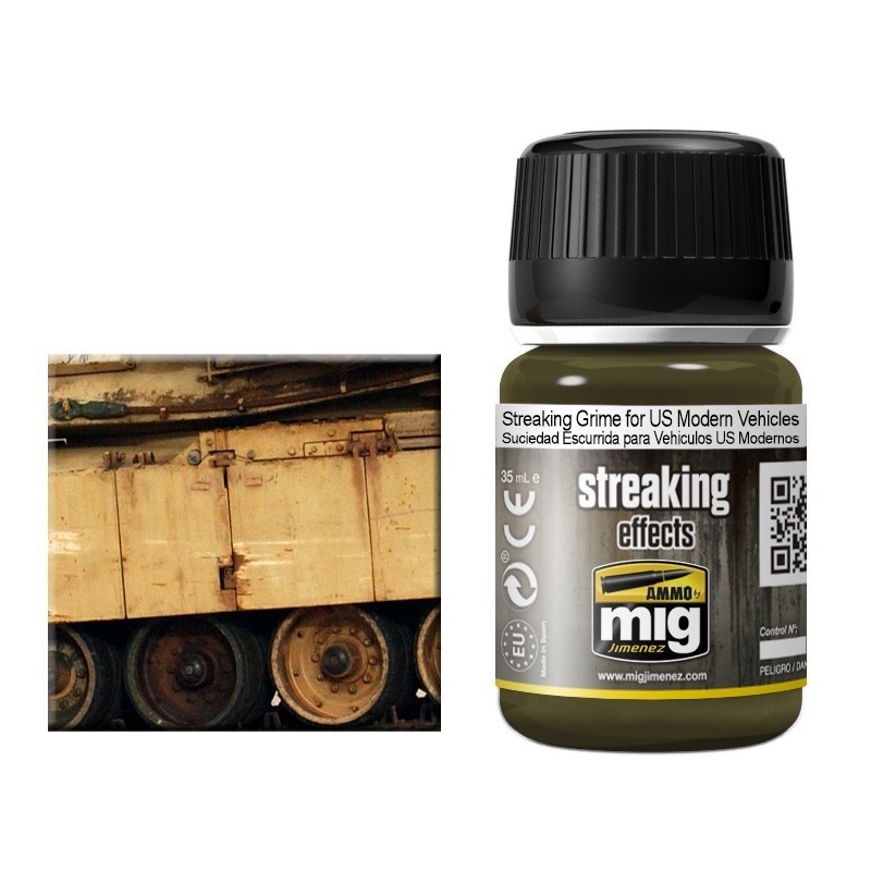 Mig Streaking Grime For US Modern Vehicles paint pot