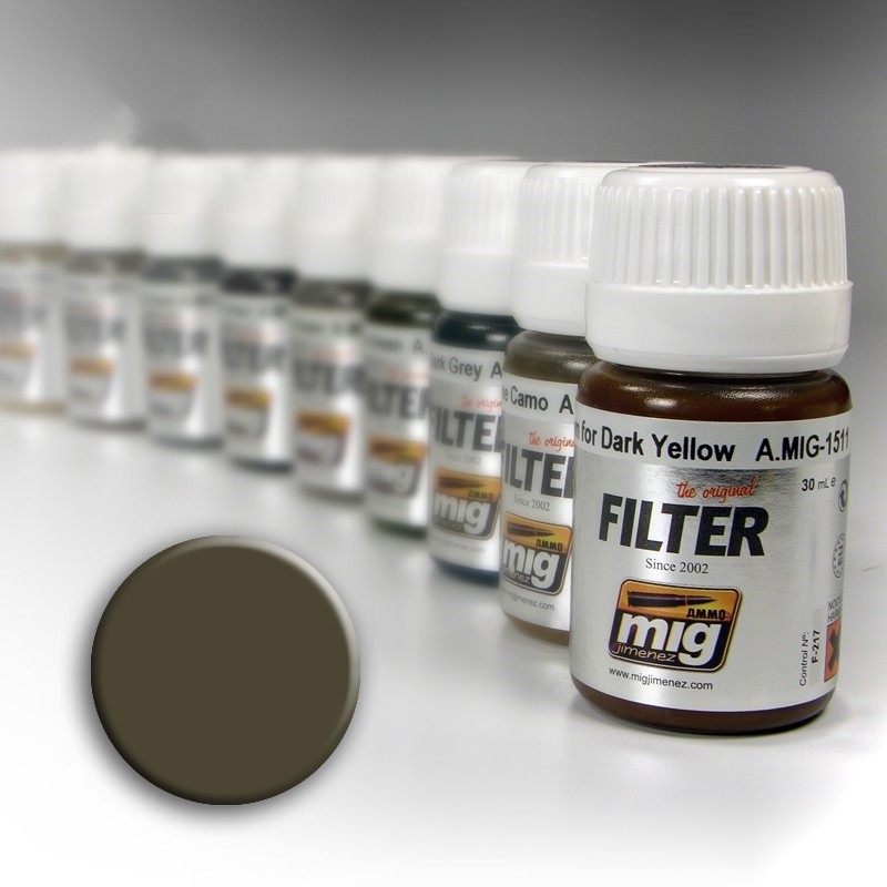 Mig Dark Grey for White paint pot