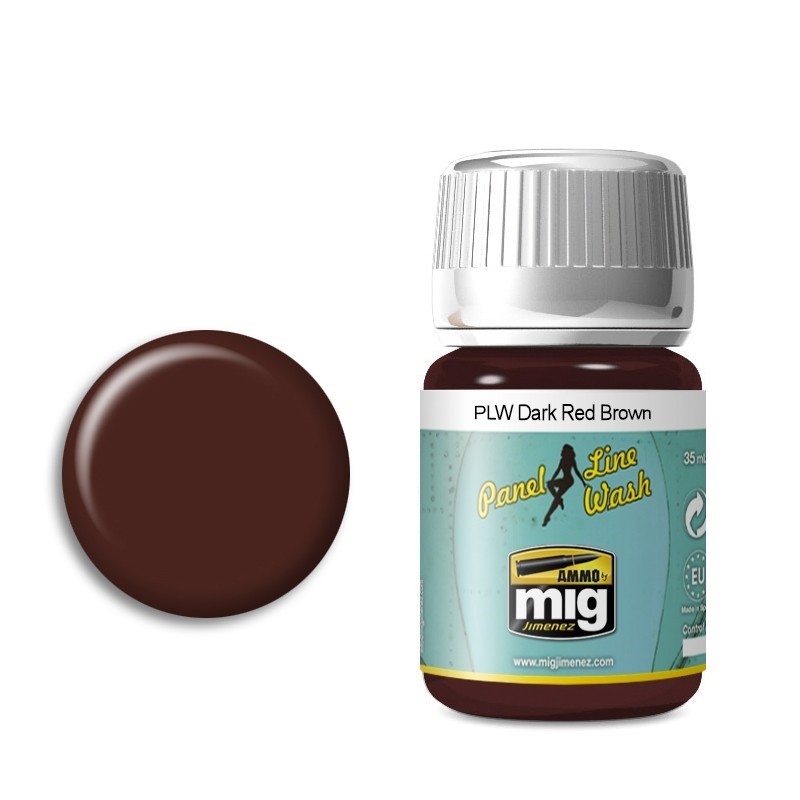 Mig Dark Red Brown paint pot