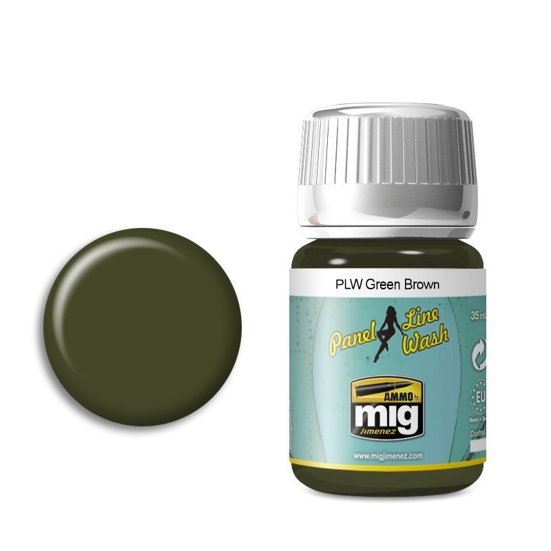 Mig Green Brown paint pot