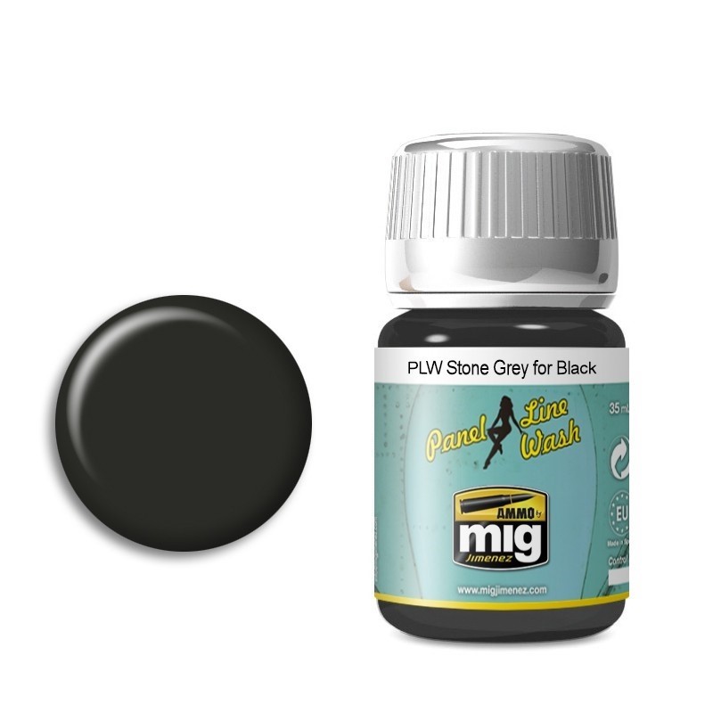 Mig Stone Grey for Black paint pot