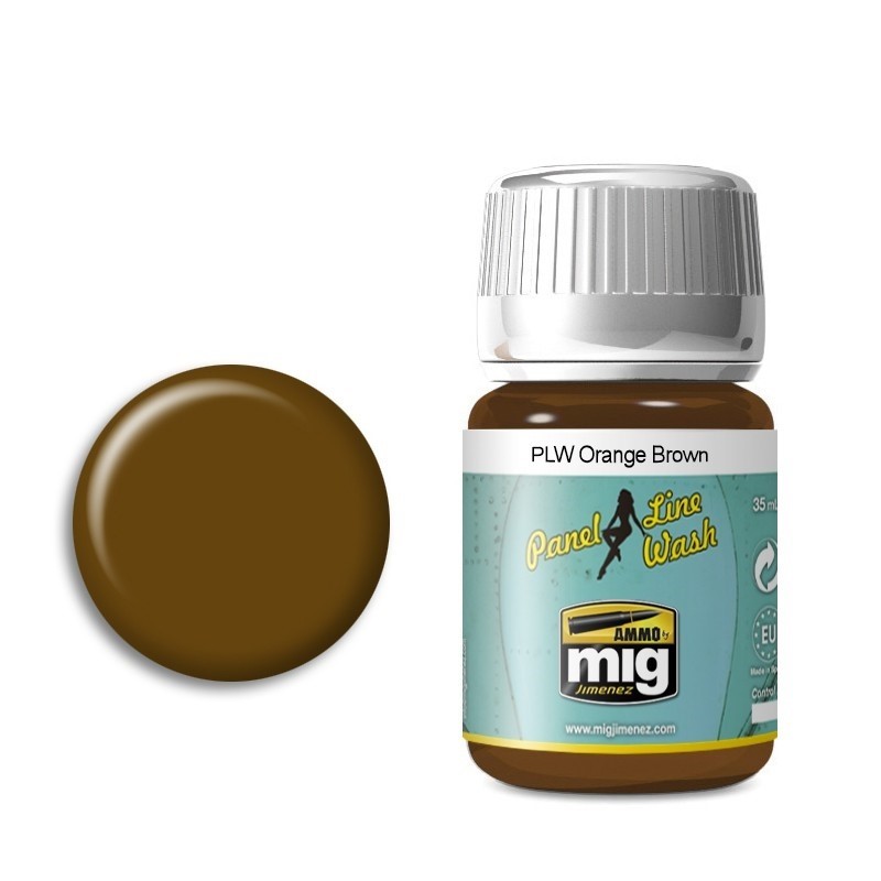 Mig Orange Brown paint pot
