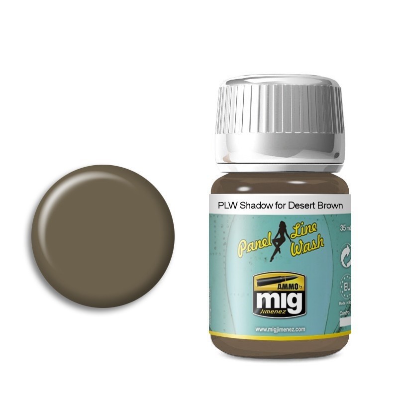 Mig Shadow For Desert Brown paint pot