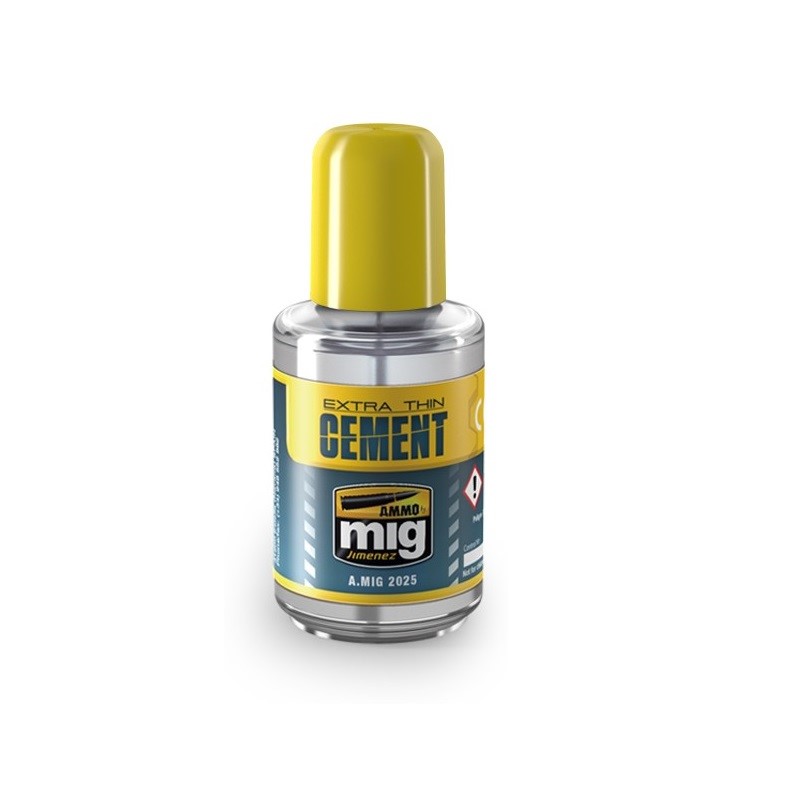 Mig Ammo 2025 Extra Thin Cement (polyester plastic glue)