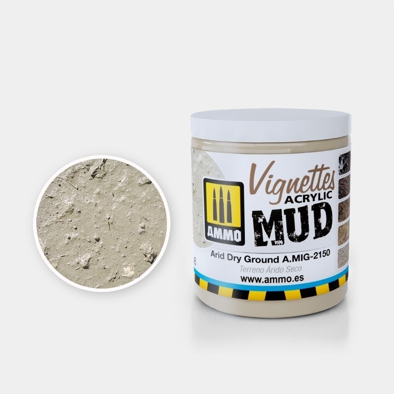 Mig Acrylic Mud Arid Dry Ground paint pot
