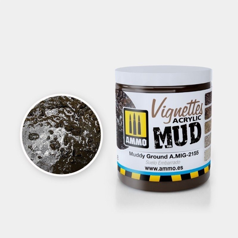 Mig Acrylic Mud Muddy Ground paint pot