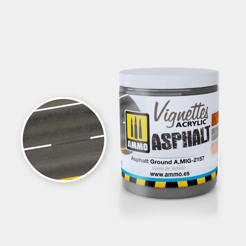 Mig Acrylic Mud Asphalt Ground paint pot