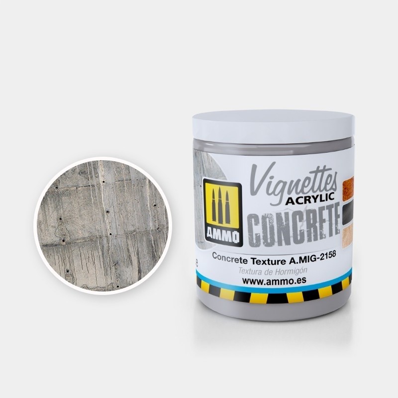 Mig Acrylic Mud Concrete Texture paint pot