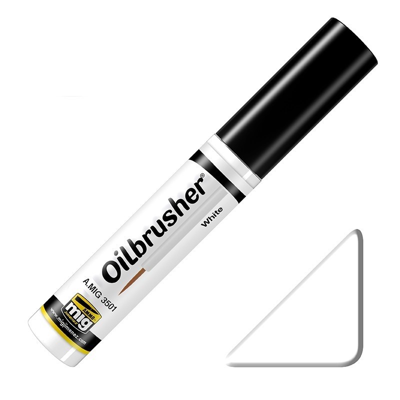 Mig Oilbrusher - White paint pot